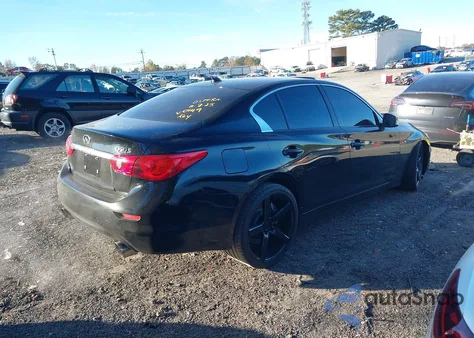 2014 Infiniti Q50 Sport from USA, damaged, VIN JN1BV7AP4EM670149
